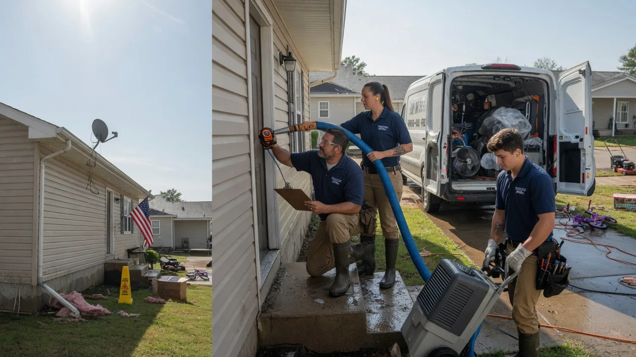 Ceiling Water Damage Restoration in Hughesville, MD near me